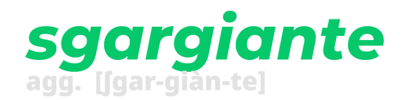 sgargiante