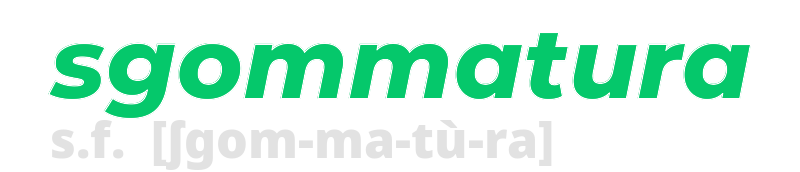 sgommatura