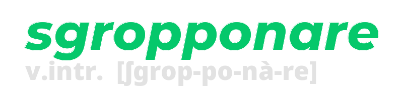 sgropponare