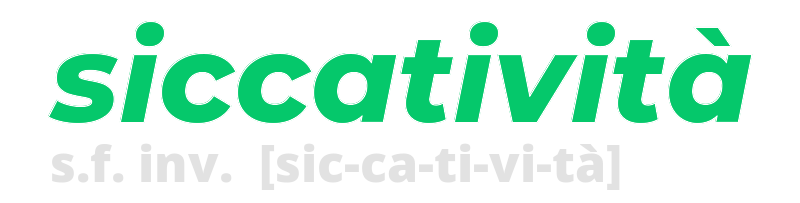 siccativita