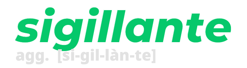 sigillante