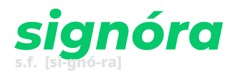 signora