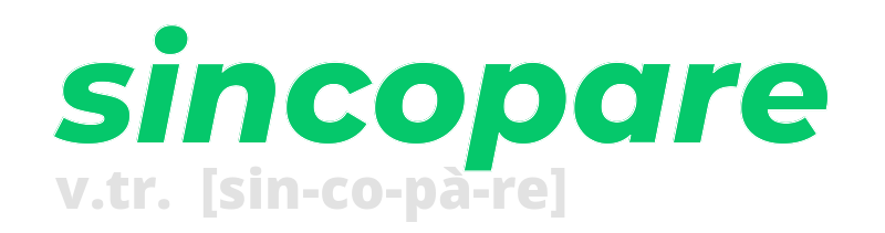 sincopare