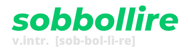 sobbollire