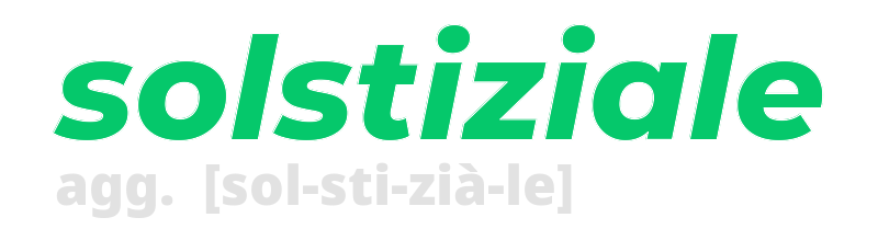 solstiziale