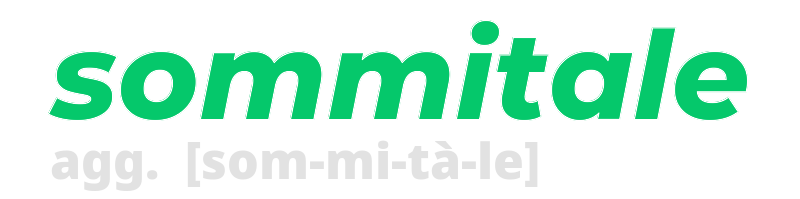 sommitale