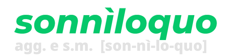 sonniloquo