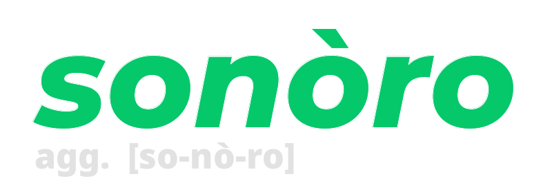 sonoro