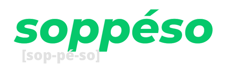 soppeso