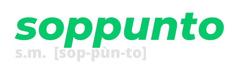 soppunto