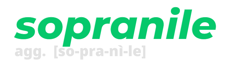 sopranile