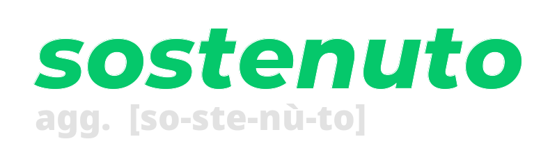 sostenuto