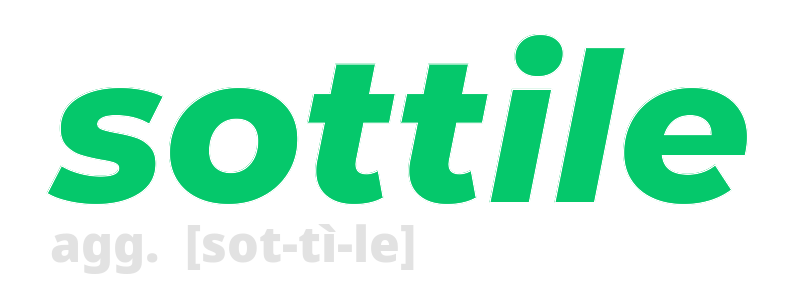 sottile