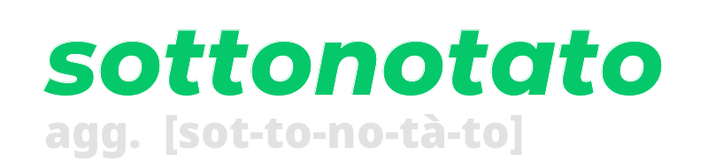 sottonotato