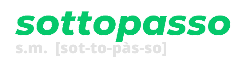 sottopasso