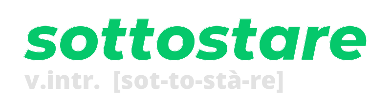 sottostare