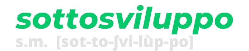 sottosviluppo