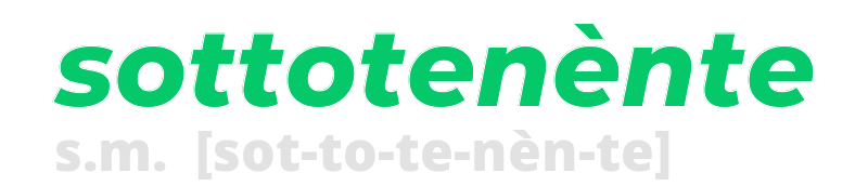 sottotenente