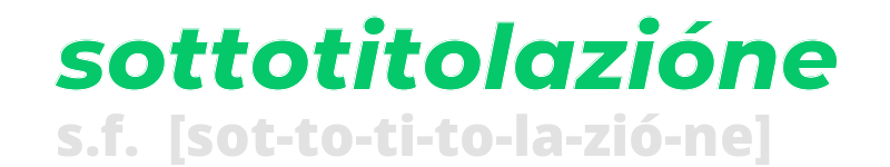 sottotitolazione