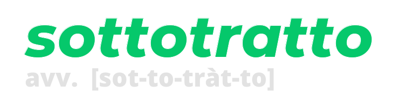 sottotratto