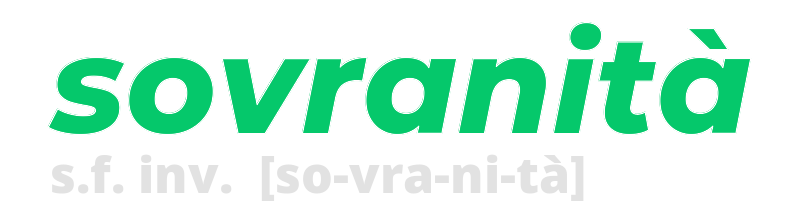 sovranita