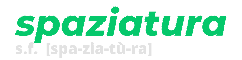 spaziatura