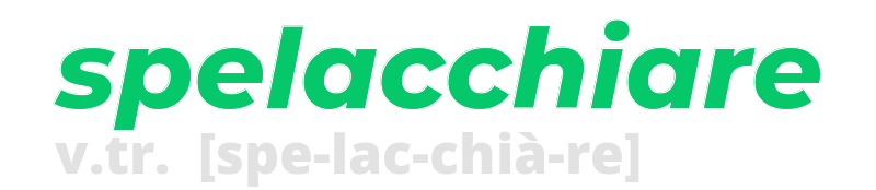 spelacchiare