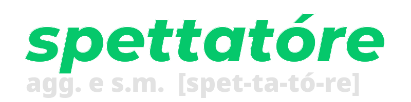 spettatore