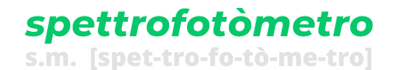 spettrofotometro