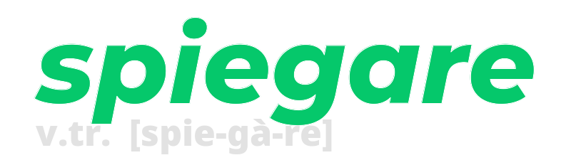 spiegare