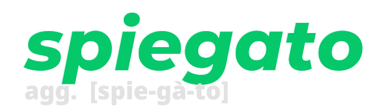 spiegato