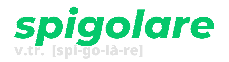 spigolare
