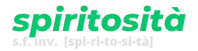 spiritosita