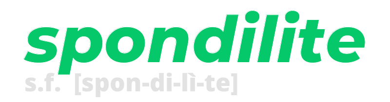 spondilite