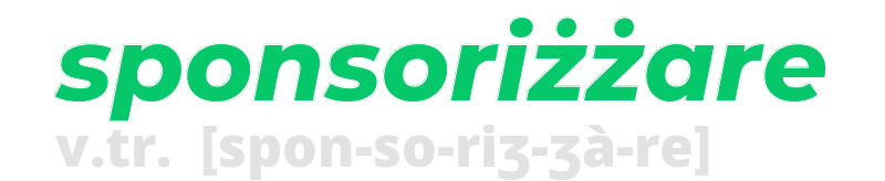 sponsorizzare