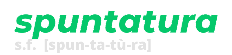 spuntatura