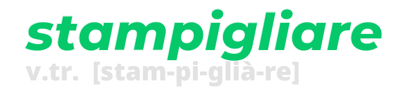 stampigliare