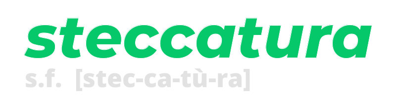 steccatura