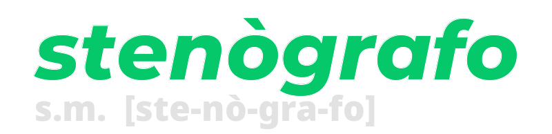 stenografo