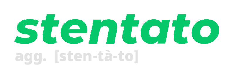 stentato