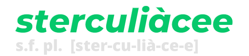 sterculiacee