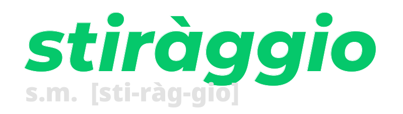 stiraggio