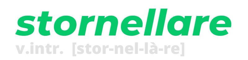 stornellare