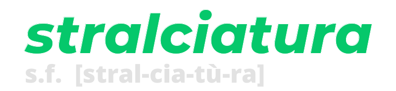 stralciatura