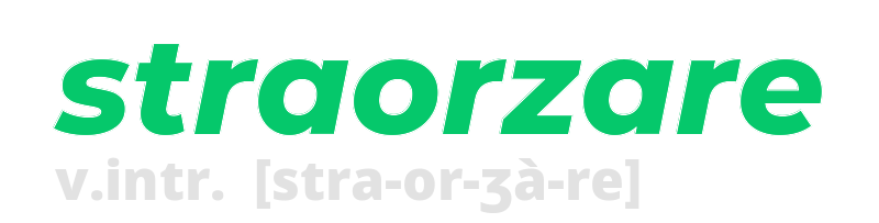 straorzare