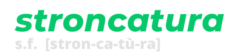 stroncatura