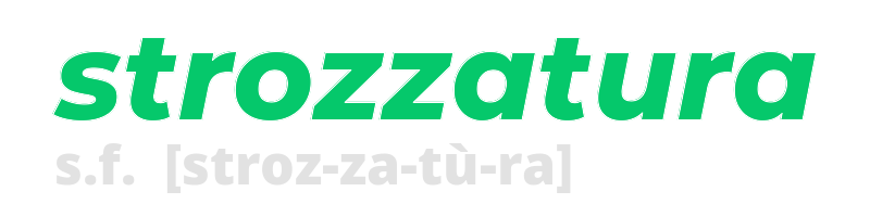 strozzatura