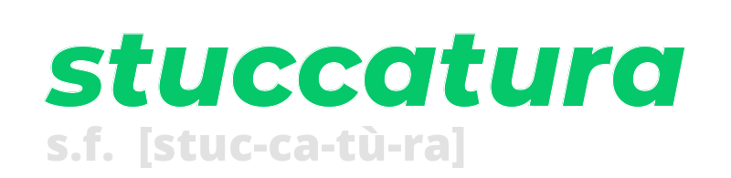 stuccatura