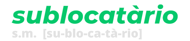 sublocatario