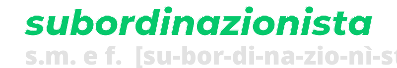 subordinazionista